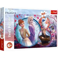 Kraina lodu 2: Przygoda sióstr, puzzle 160 elementów - Trefl
