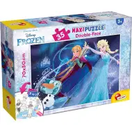 Kraina lodu 2 w 1 maxi puzzle 35 elementów i kolorowanka 70x50 cm – Lisciani
