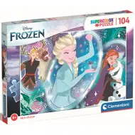 Kraina lodu II: Magiczna moc Elsy Supercolor puzzle 104 elementów – Clementoni