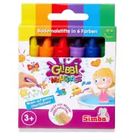 Kredki wodne Glibbi 6 sztuk - Simba Toys