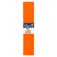 Krepa papierowa w kolorze pomarańczowym 50 x 200 cm