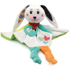 Króliczek do przytulania i chusteczka - Clementoni baby zdjęcie 2