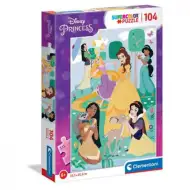 Księżniczki Disney 104-elementowe supercolor puzzle - Clementoni