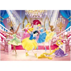 Księżniczki Disneya 2 w 1, puzzle 250 elementów i kolorowanka 50x35 cm – Lisciani zdjęcie 2