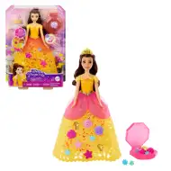 Księżniczki Disneya: Kwiatowa magia Bella z akcesoriami - Mattel