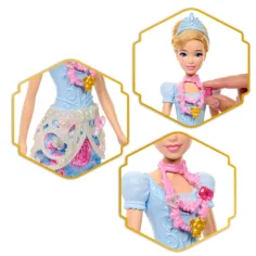 Księżniczki Disneya: Laleczka Niespodzianka z Wielkim Sercem - Kopciuszek - Mattel zdjęcie 3