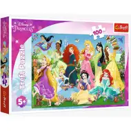 Księżniczki Disneya: Urocze księżniczki puzzle 100 elementów - Trefl