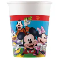 Kubeczki papierowe z motywem Myszki Miki, zestaw 8 sztuk, 200 ml