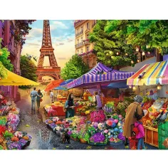 Kwiaciarnia w Paryżu, puzzle premium 1000 elementów - Trefl zdjęcie 2