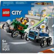 LEGO® City: Samolot kontra łóżko szpitalne, zestaw z samochodem wyścigowym (60459)