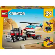 LEGO® Creator: Ciężarówka z platformą i helikopter (31146)