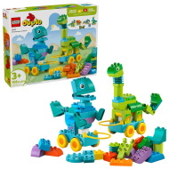 LEGO® DUPLO®: 3 w 1 jeżdżące dinozaury (10451)