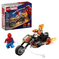 LEGO® Marvel: Spider-Man kontra Ghost Rider na motocyklu (76335)