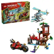 LEGO® Ninjago: Pojedynek pojazdów ninja przy domku na drzewie (71857)