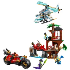 LEGO® Ninjago: Pojedynek pojazdów ninja przy domku na drzewie (71857) zdjęcie 4