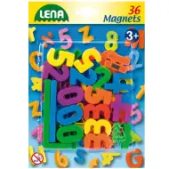 LENA: 36 sztuk magnetycznych cyfr i znaków