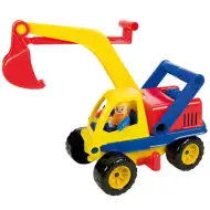 LENA: Aktywny pojazd budowlany z figurką, 35 cm