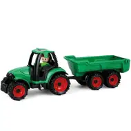 LENA: Ciężarówka Truckies z przyczepą i figurką, 36 cm
