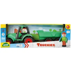LENA: Traktor Truckies z przyczepą i figurką, 36 cm zdjęcie 2