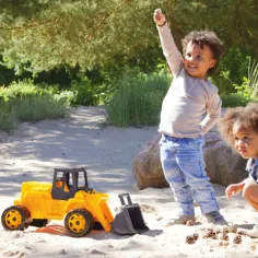 LENA: ECO żółta ogromna ładowarka 63 cm zdjęcie 2
