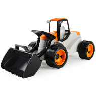 LENA: GIGA TRUCKS olbrzymia ładowarka czołowa w kolorze pomarańczowo-beżowym, 67 cm