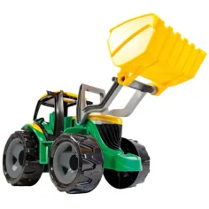 LENA: Gigantyczny traktor z ładowaczem czołowym zielono-żółty 62 cm zdjęcie 2