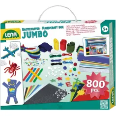 LENA: Jumbo kreatywny zestaw rękodzielniczy, 800 elementów