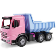 LENA: Mercedes-Benz Arocs różowa wywrotka 67 cm