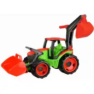 LENA: Ogromny traktor z ładowaczem czołowym i łyżką koparki 65cm