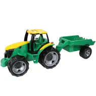 LENA: Ogromny traktor z przyczepą zielono/żółty 93 cm