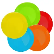 LENA: Okrągły frisbee w kilku wariantach kolorystycznych, 22 cm