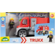 LENA: Truxx samochód strażacki z drabiną w pudełku 31 cm