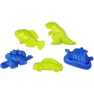 LENA: Zestaw do piaskownicy z dinozaurami w siatce, 5-częściowy