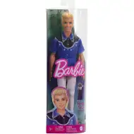 Lalka Barbie Fashionista chłopiec w niebiesko-czarnej koszuli - Mattel
