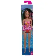 Lalka Barbie Plażowa w różowym, wzorzystym stroju kąpielowym - Mattel