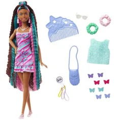 Lalka Barbie Totally Hair motyl - Mattel zdjęcie 2