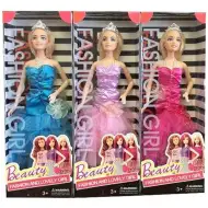 Lalka Fashion Girl w sukni wieczorowej, 30 cm, dostępna w trzech wersjach