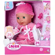 Lalka Laura z dźwiękiem i smoczkiem 38 cm - Simba Toys