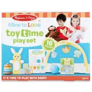 Lalki i domki dla lalek - Mata edukacyjna z zabawkami - Melissa &amp; Doug