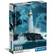 Latarnia morska podczas burzy 1000-elementowe puzzle HQC - Clementoni