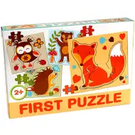 Leśne zwierzęta Baby Puzzle - D-Toys