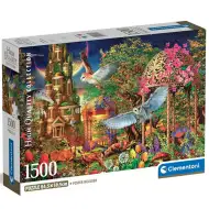 Leśny fantazyjny ogród 1500-elementowe HQC kompaktowe puzzle - Clementoni