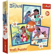 Lilo i Stitch - puzzle 3 w 1: 20, 36, 50 elementów - Trefl