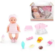 Little Darling lalka z dźwiękiem i 8 akcesoriami 30cm