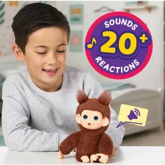 Little Live Pets: Mini Maki Chikki Cherry interaktywna brązowa małpka zdjęcie 4