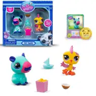 Littlest Pet Shop: Jungle Pals - Zestaw figurek Kapibara i Papuga Seria 2