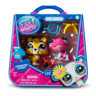 Littlest Pet Shop: Podwójny zestaw figurek S5 - Kameleon i Jaguar