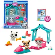 Littlest Pet Shop: Śnieżny dzień, zestaw 3 figurek, seria 2