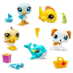 Littlest Pet Shop: Zestaw 5 figurek Seria 1 - Plaża zdjęcie 2