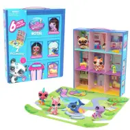 Littlest Pet Shop: Zestaw do zabawy Hotel z 6 figurkami, seria 2